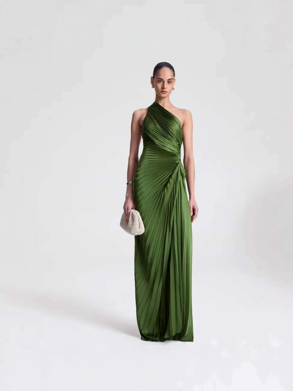 Pleated Long Dress