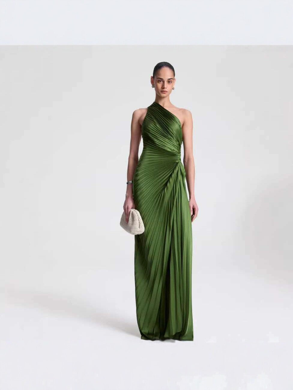 Pleated Long Dress
